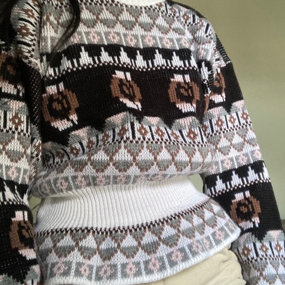 Vintage winter sweater - Picture 7 of 8